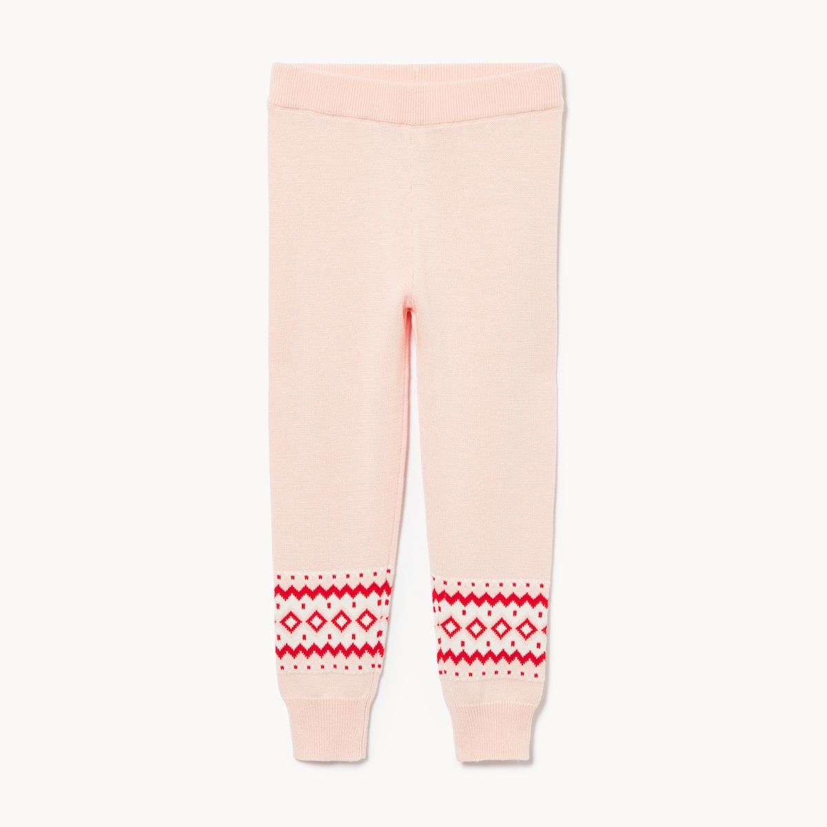 Legging en tricot jacquard pour petites filles