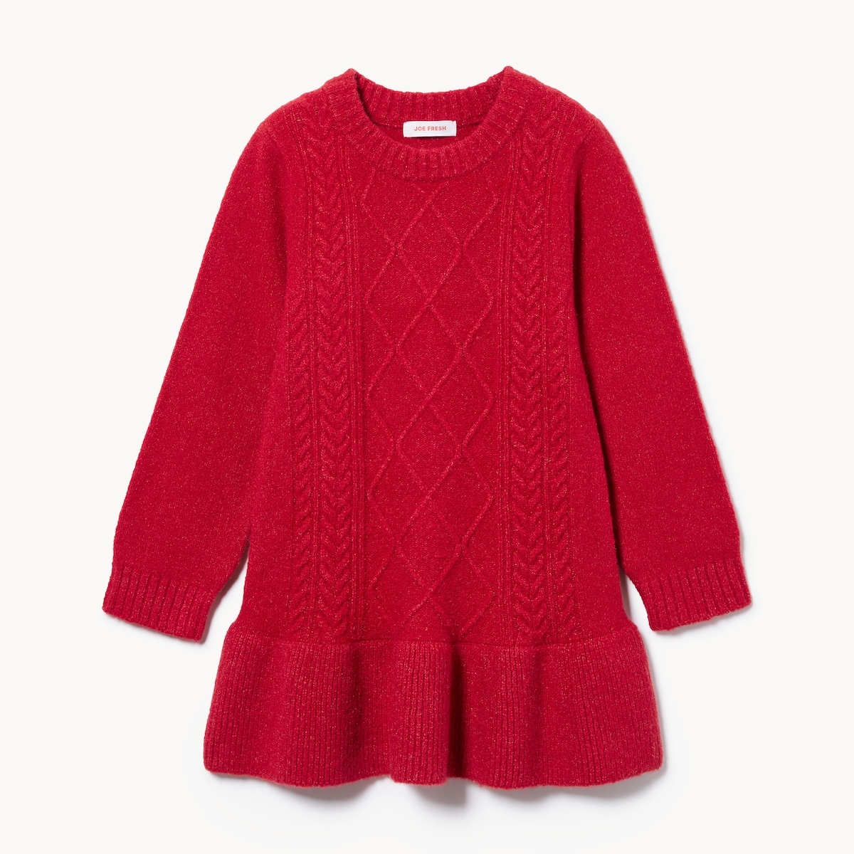 Toddler Girls' Cable Knit Sweater Dress