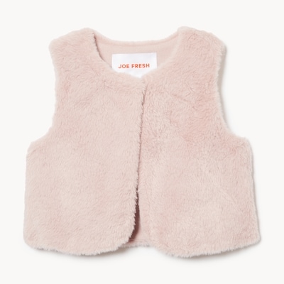 Joe Fresh Toddler Girls' Faux Fur Vest 1 ea, $24.00/1ea