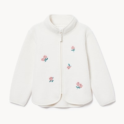 Joe Fresh Veste brodée en molleton pour petites filles 1 ea, 24,00 $/1ch