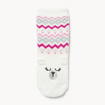 Toddler Girls' Cabin Crew Socks - White