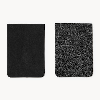 Toddler Girls' 2-Pack Ribbed Footed Tights - Black
