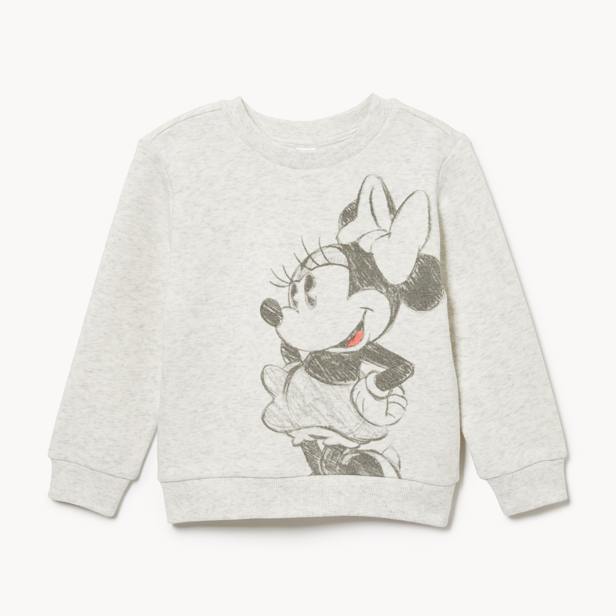 Toddler Girls' Disney Minnie Mouse Sweatshirt in Light Oat Mix