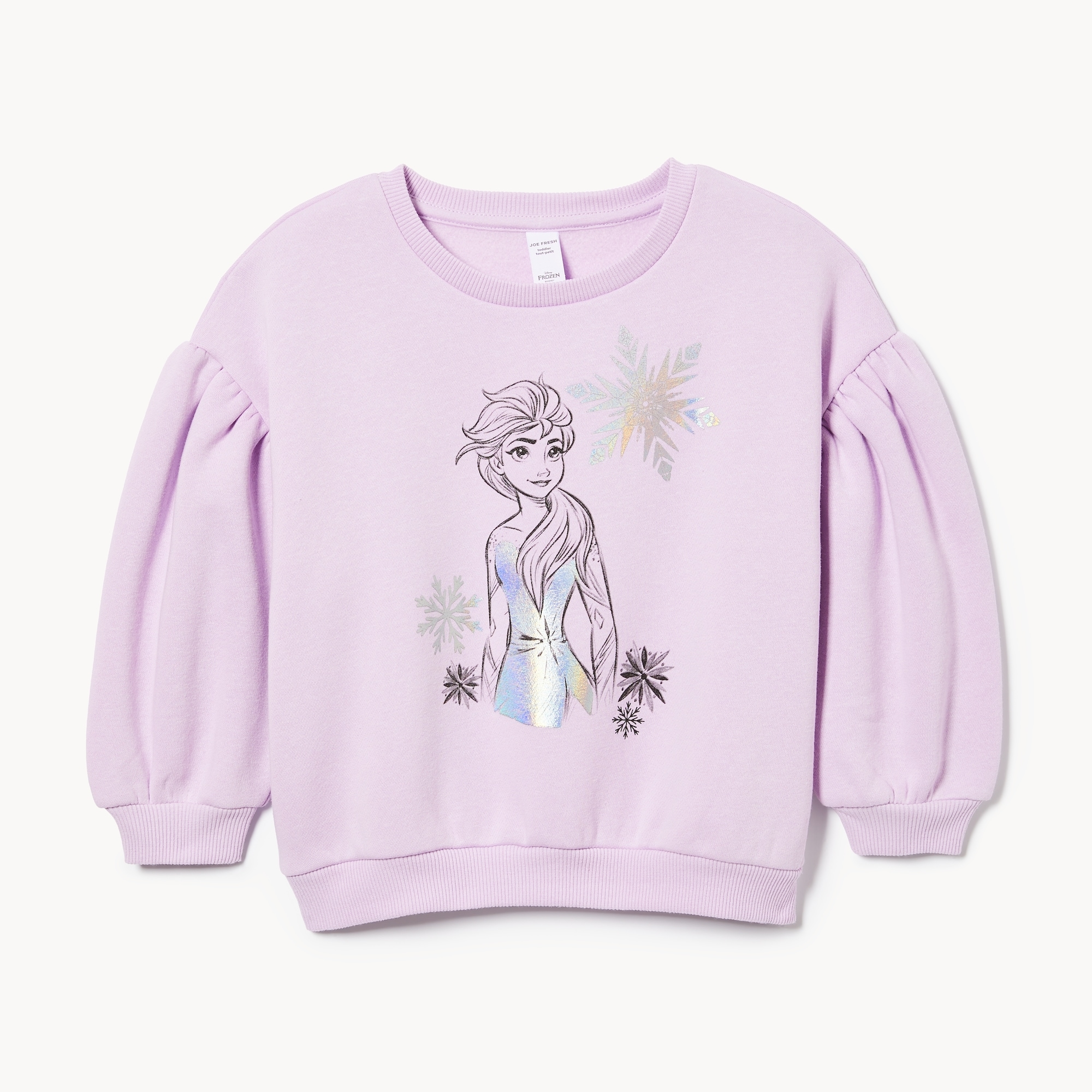 Toddler Girls' Disney Frozen Elsa Sweatshirt in Light Purple from