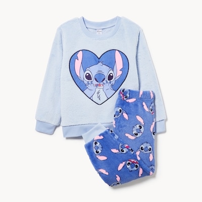 Toddler Girls' Disney Stitch Sleep Set - Blue