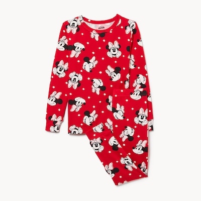 Toddler Girls' Disney Minnie Mouse Sleep Set - Red