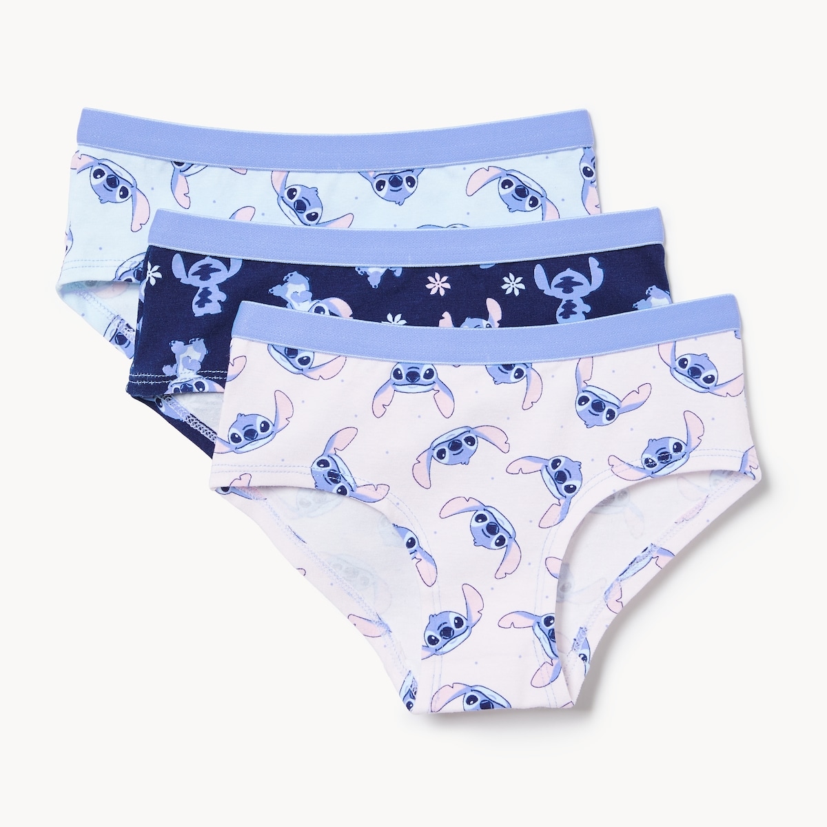 Toddler Girls' Disney Stitch 3-Pack Boyshorts