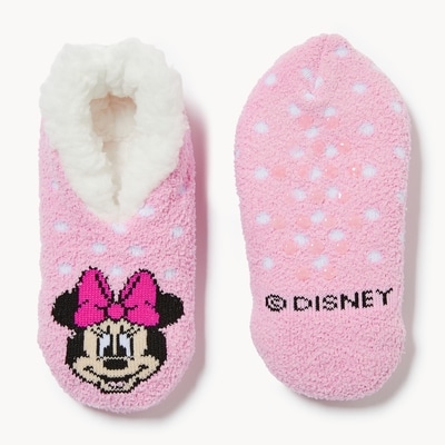 Toddler Girls' Disney Minnie Mouse Socks - Pink