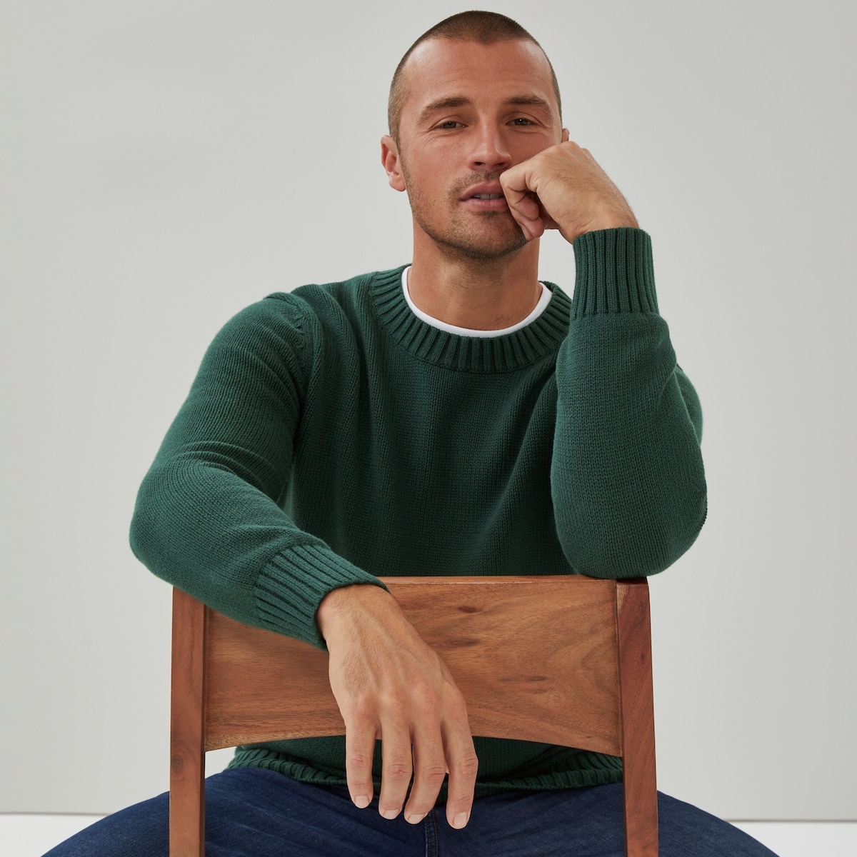 Men's Heavyweight Crew Neck Sweatshirt