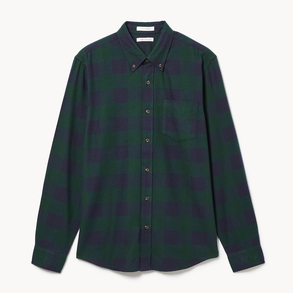 Men's Midweight Flannel Button-Down