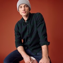 Joe Fresh Men's Midweight Flannel Button-Down 1 ea, $35.00/1ea