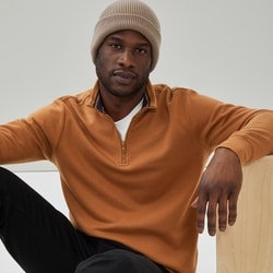 Joe Fresh Men's Quarter-Zip Sweatshirt 1 ea, $39.00/1ea