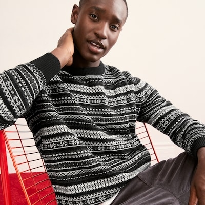 Joe Fresh Men's Fair Isle Wool Blend Sweater 1 ea, $49.00/1ea