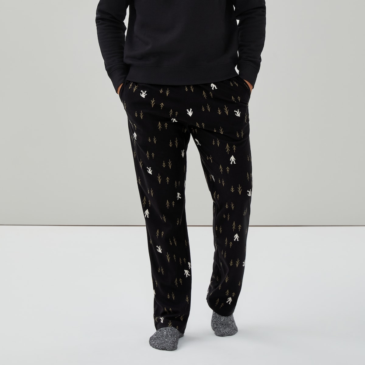 Pantalon de nuit imprim en flanelle pour hommes