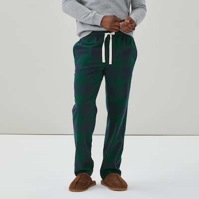 Men's Plaid Flannel Sleep Pant - Green