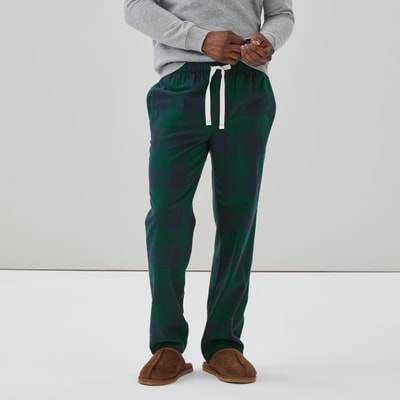Men's Plaid Flannel Sleep Pant - Green