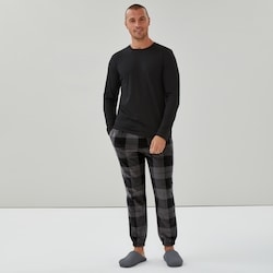 Joe Fresh Men's Microfleece Jogger Sleep Set 1 ea, $39.00/1ea