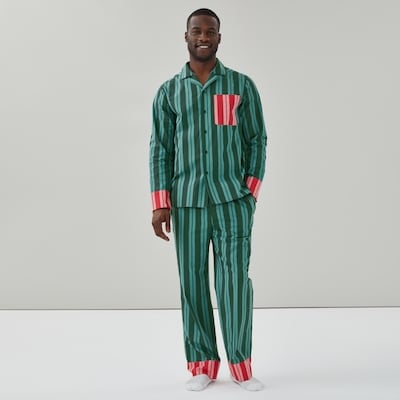 Men's JF x Jessi Striped Sleep Set - Teal