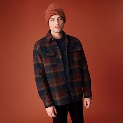 Joe Fresh Veste chemise en laine melton pour hommes 1 ea, 69,00 $/1ch