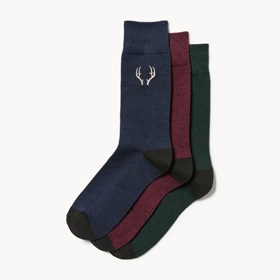 Joe Fresh Ens. de 3 paires de chaussettes tube pour hommes 1 ea, 12,00 $/1ch