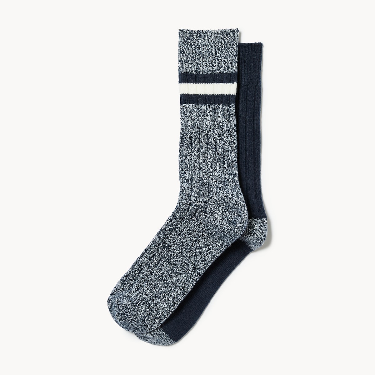 Men's 2-Pack Heavyweight Crew Socks - Navy