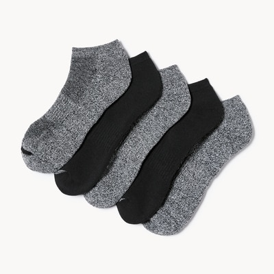 Joe Fresh Ens. de 5 paires de chaussettes basses pour hommes 1 ea, 12,00 $/1ch