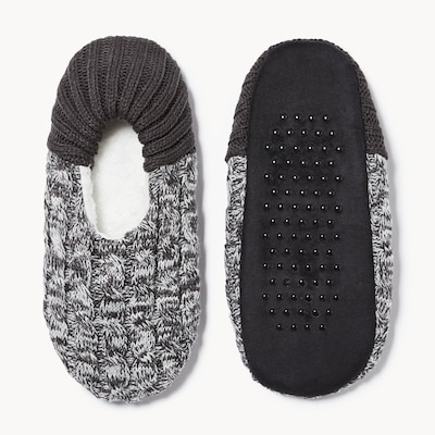 Joe Fresh Men's Cable Knit Slippers 1 ea, $14.00/1ea