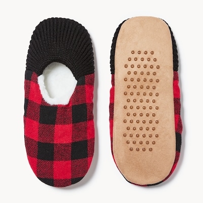 Joe Fresh Men's Plaid Slippers 1 ea, $14.00/1ea