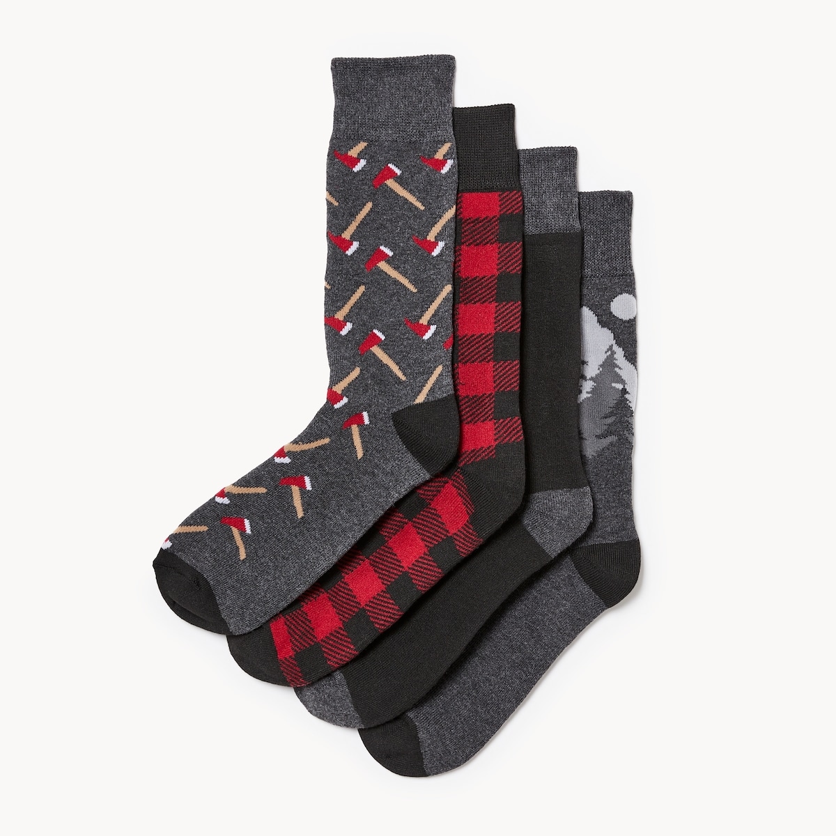 Men's 4-Pack Crew Socks