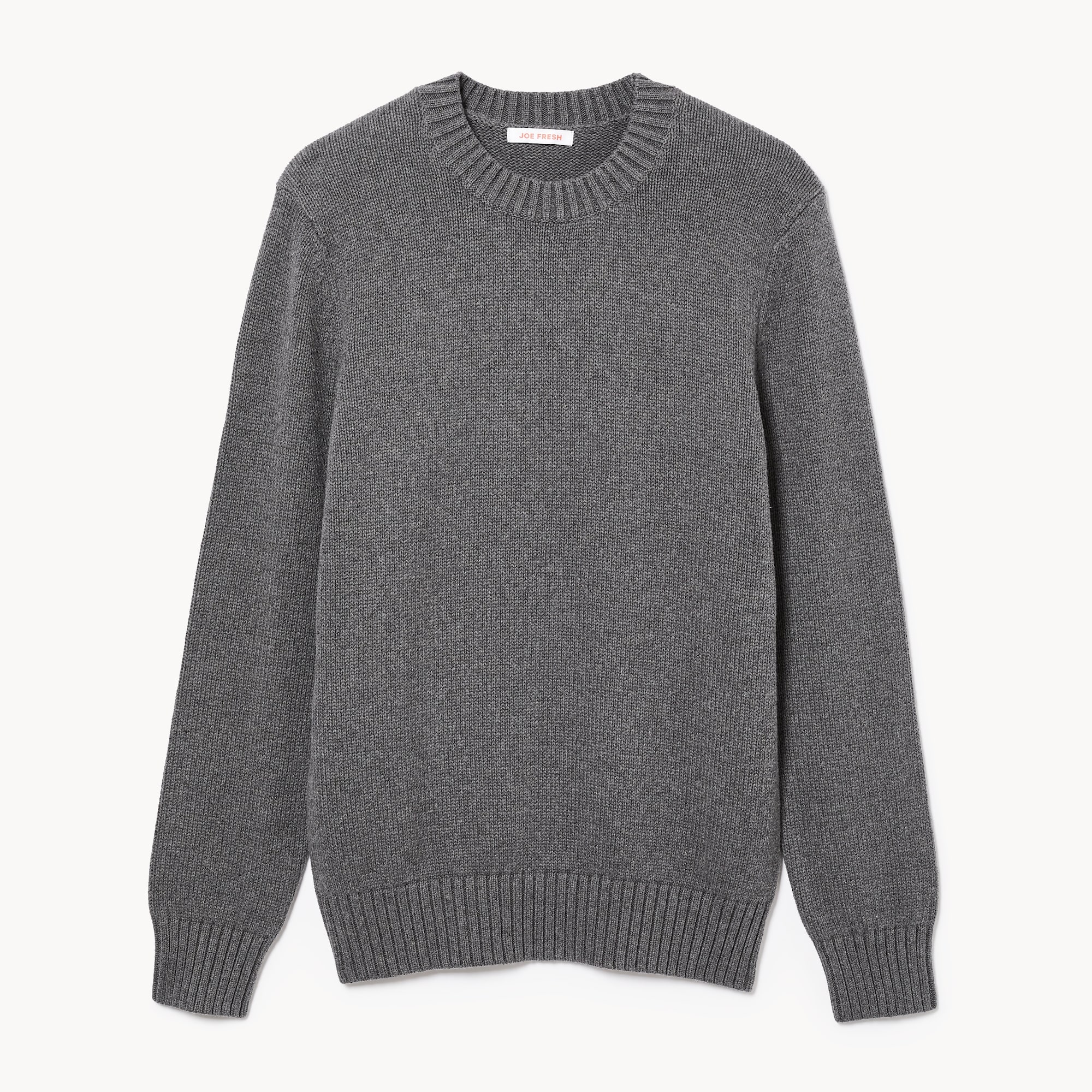 Men's Heavyweight Crew Neck Sweatshirt in Charcoal Melange from
