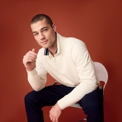 Joe Fresh Chandail en molleton à fermeture éclair un quart 1 ea, 39,00 $/1ch