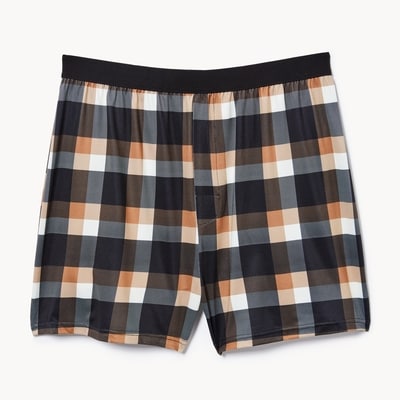 Caleçon boxeur ample pour hommes - Brun