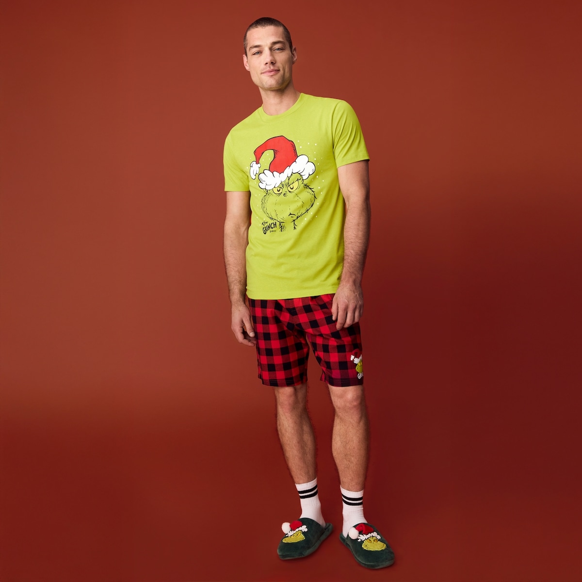 T-shirt festif Grincheux pour hommes