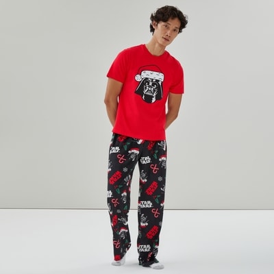 Men's Star Wars Darth Vader Festive Sleep Set - Red