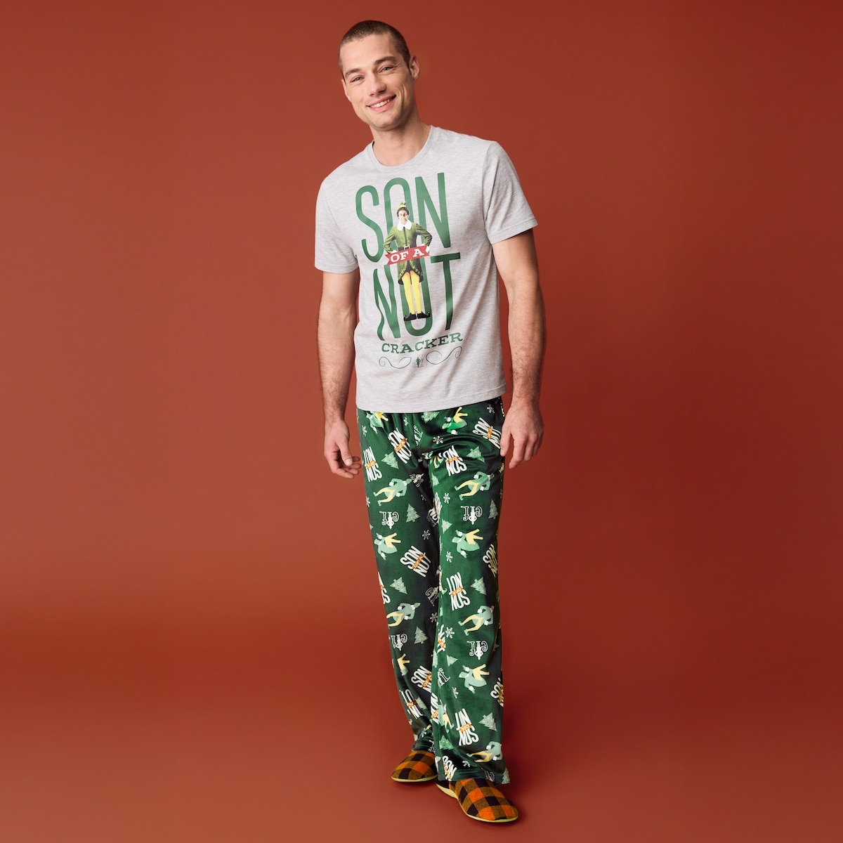 Men's Elf Festive Sleep Set