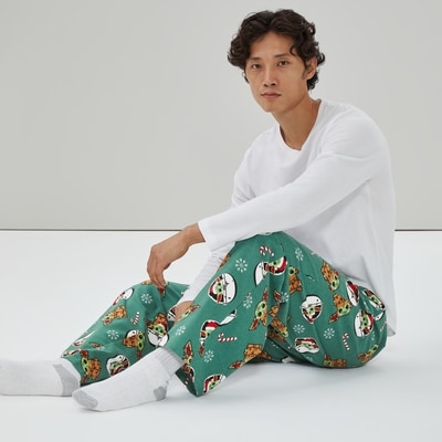 Joe Fresh Men's Star Wars Baby Yoda Festive Sleep Pant 1 ea, $32.00/1ea