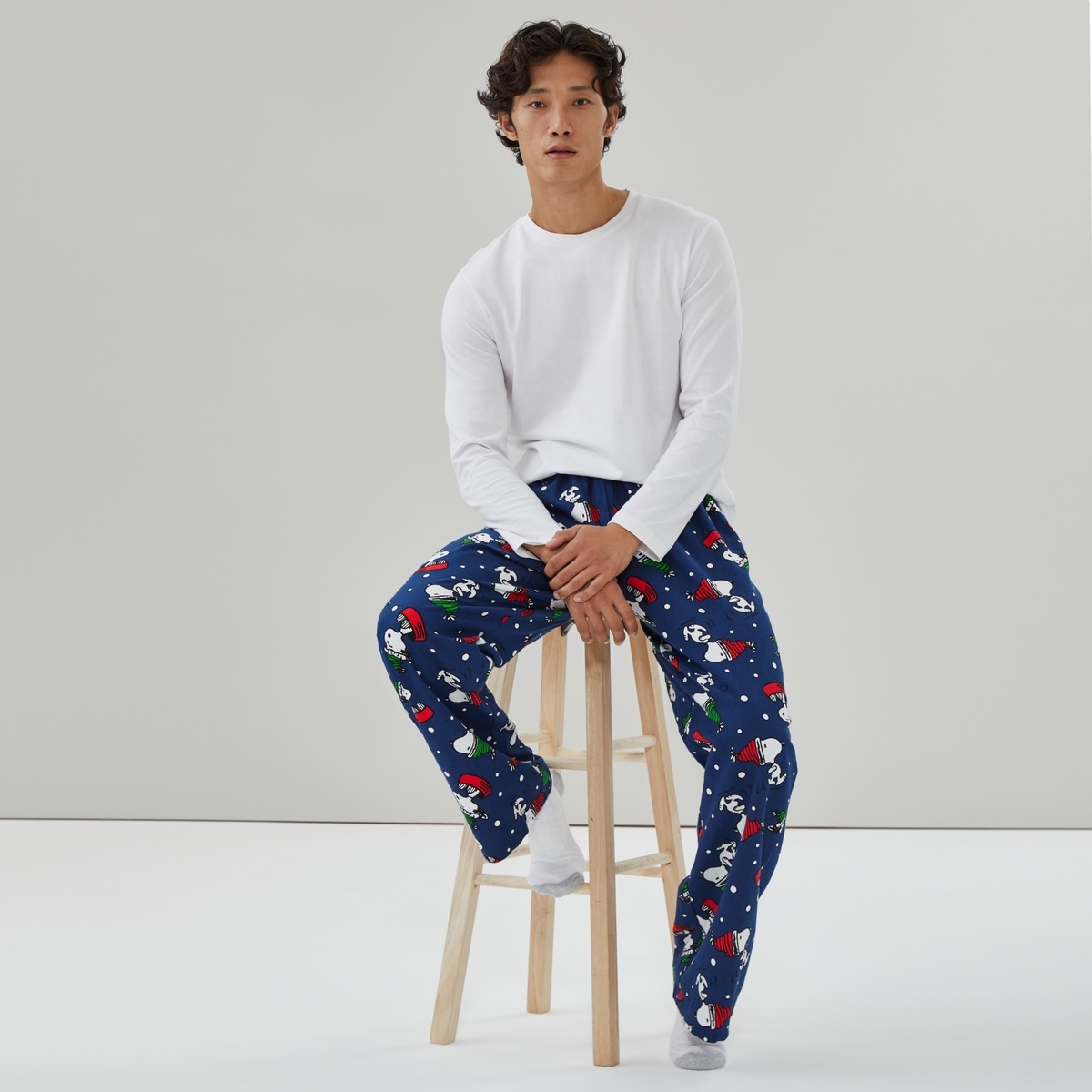 Pantalon de nuit festif Snoopy de Peanuts, hommes