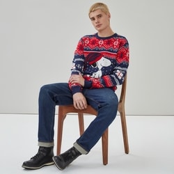 Joe Fresh Men's Peanuts Snoopy Festive Sweater 1 ea, $45.00/1ea