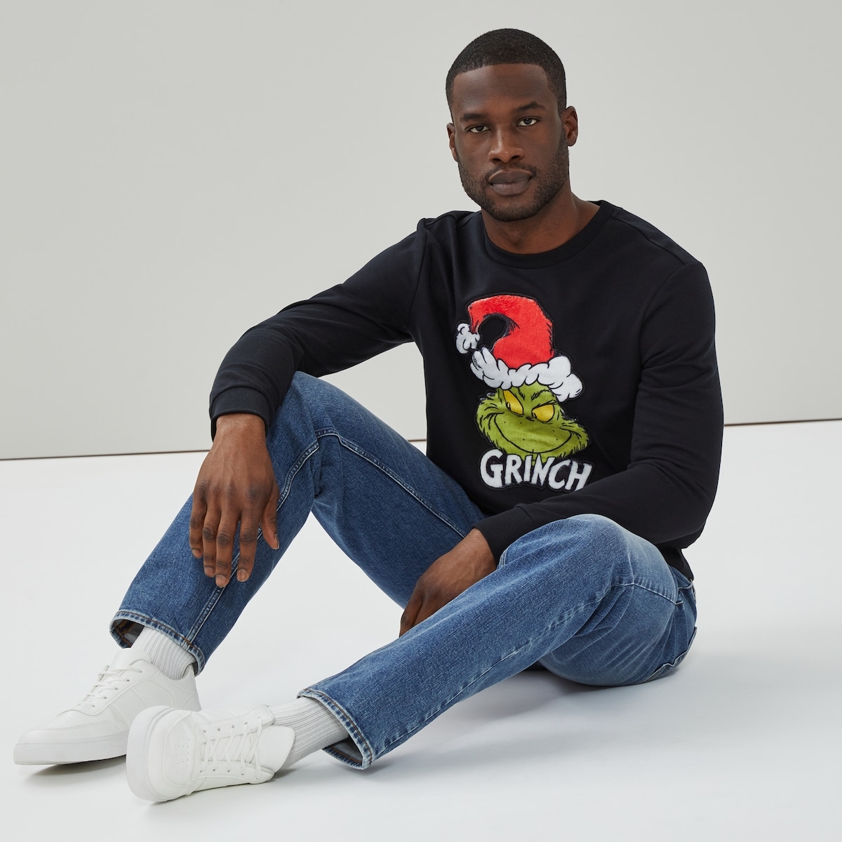 Chandail imprim festif Grincheux pour hommes