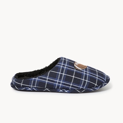 Men's Football Mule Slippers - Navy