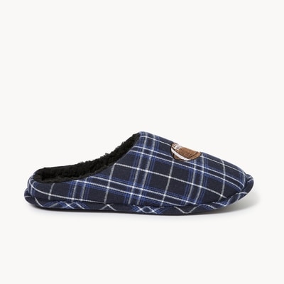 Men's Football Mule Slippers - Navy