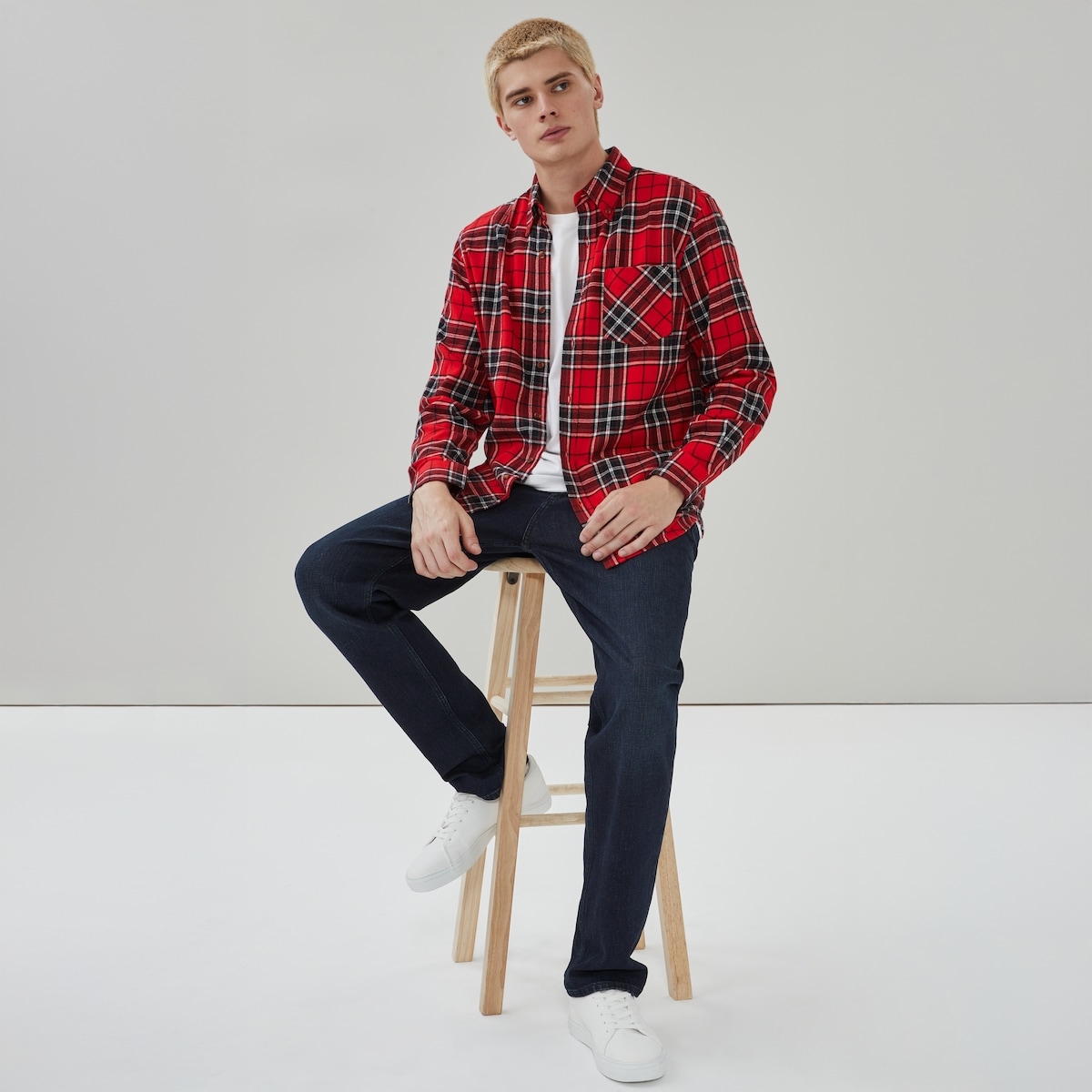Men's Flannel Button-Down