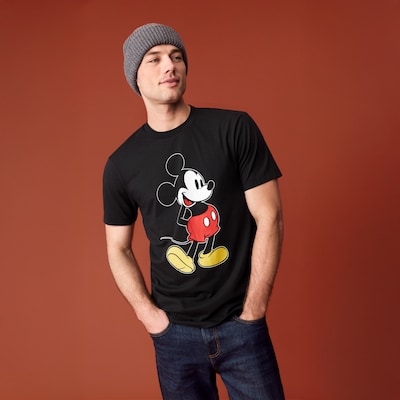 Joe Fresh T-shirt imprimé Mickey Mouse de Disney, adultes 1 ea, 25,00 $/1ch