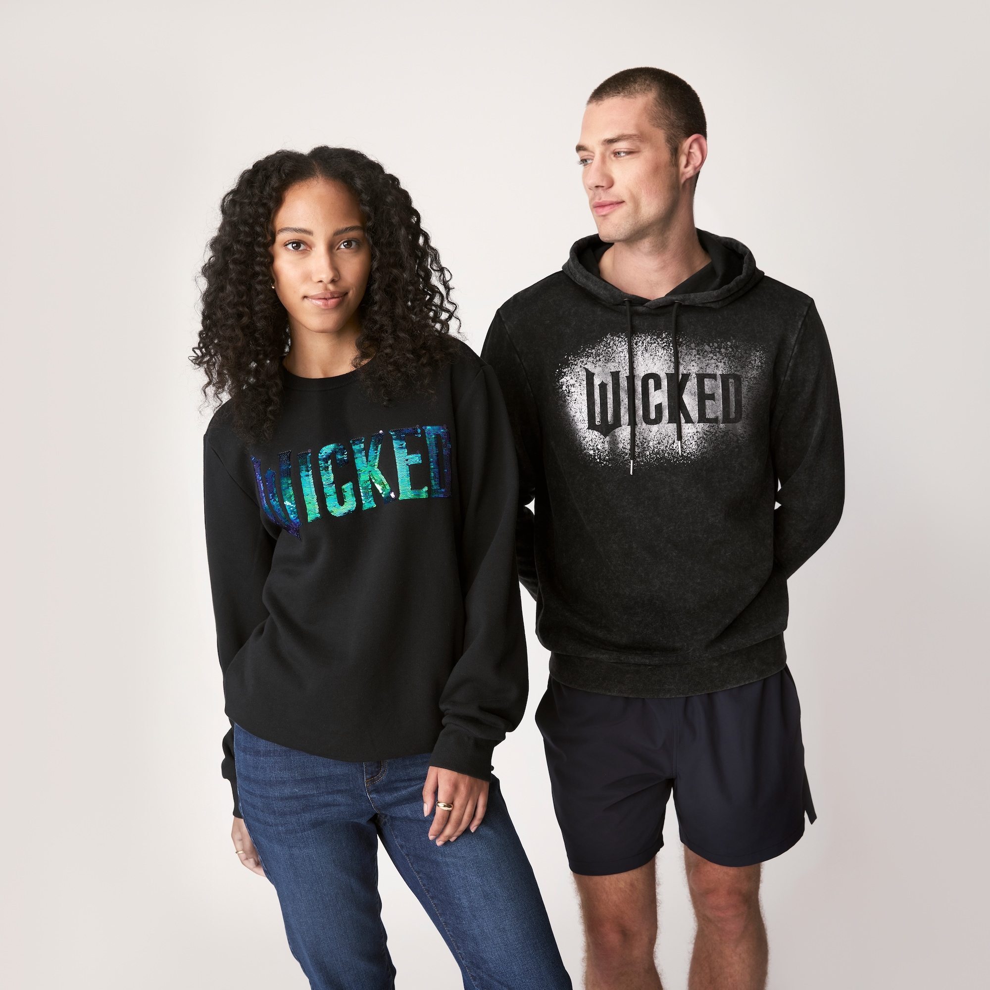 Wicked Graphic Hoodie in Black from Joe Fresh