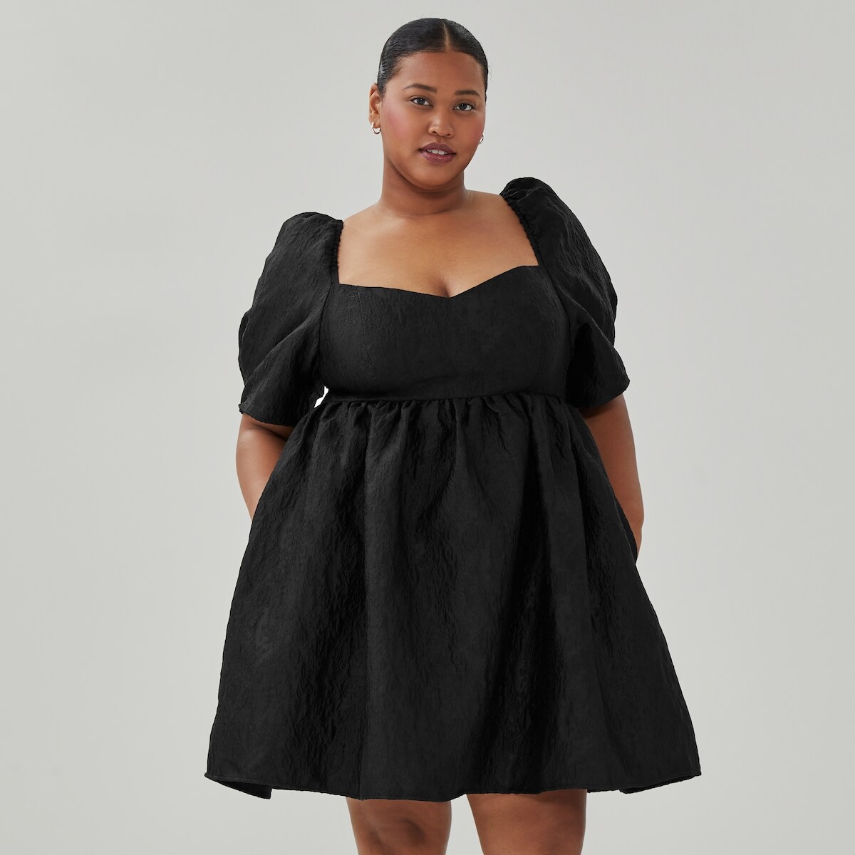 Women+ JF x Jessi Puff-Sleeve Dress