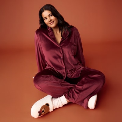 Joe Fresh Women+ Velour Sleep Set 1 ea, $44.00/1ea