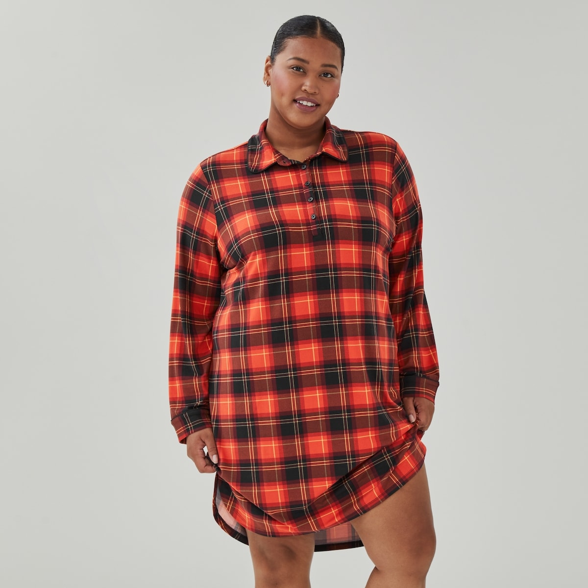 Robe de nuit festive luxueuse imprime Femmes+