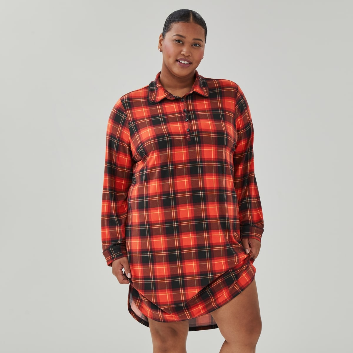 Robe de nuit festive luxueuse imprime Femmes+