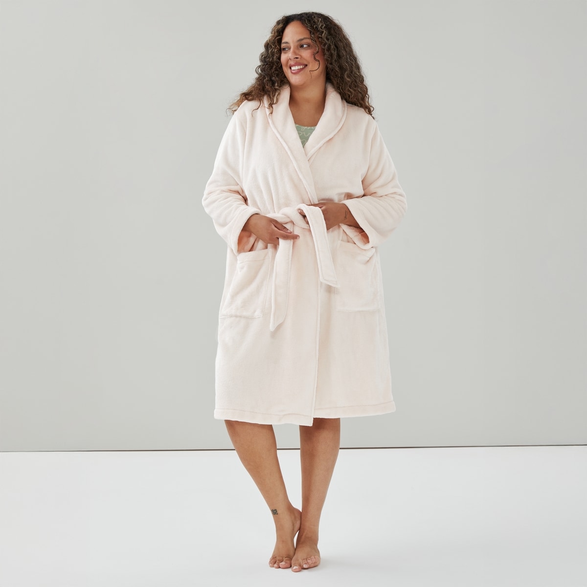 Robe de chambre en flanelle Femmes+