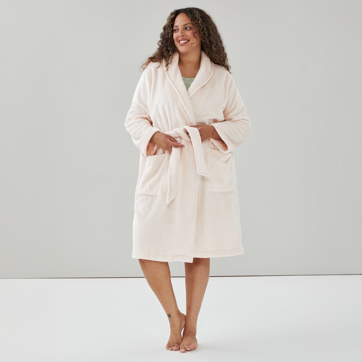 Robe de chambre en flanelle Femmes+ - Crme
